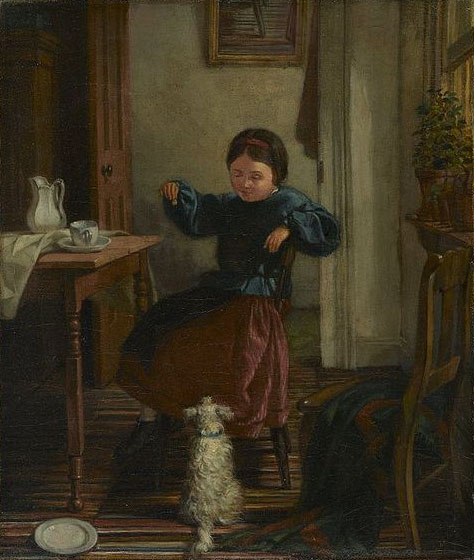 Girl and Dog